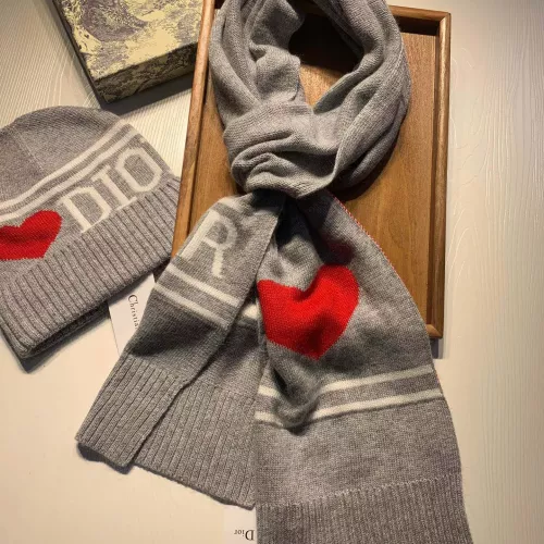 Replica Christian Dior Hat and Scarf Set #1365934 $52.00 USD for Wholesale