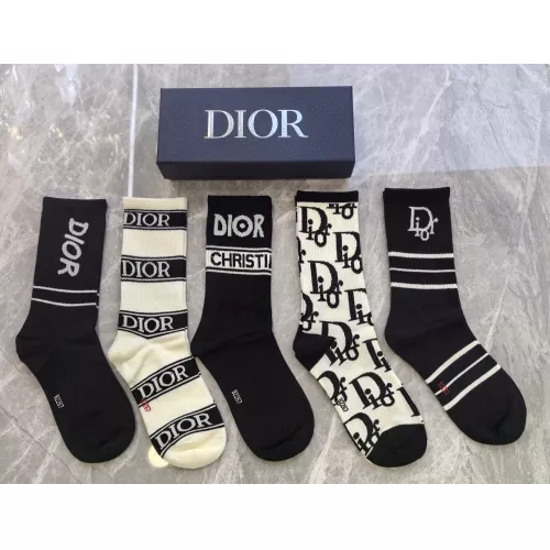 Christian Dior Socks For Women #1366083 $29.00 USD, Wholesale Replica Christian Dior Socks