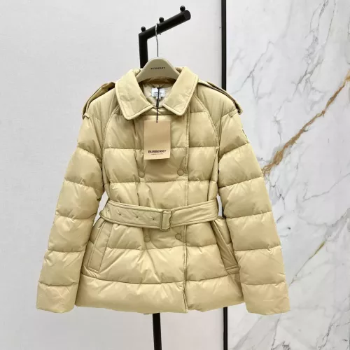 Burberry Down Feather Coat Long Sleeved For Women #1366311 $235.00 USD, Wholesale Replica Burberry Down Feather Coat