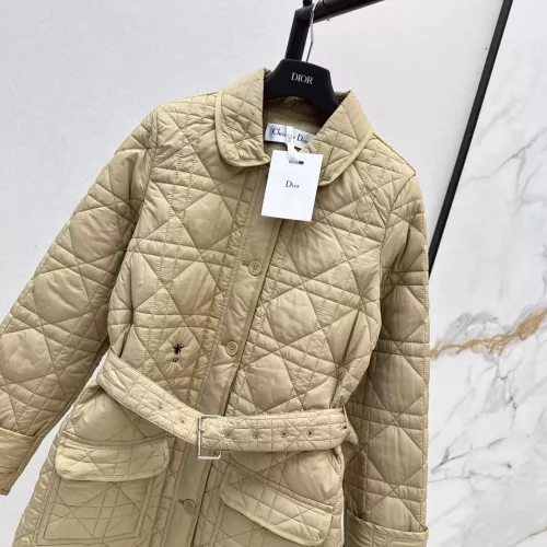 Replica Christian Dior Down Feather Coat Long Sleeved For Women #1366318 $145.00 USD for Wholesale