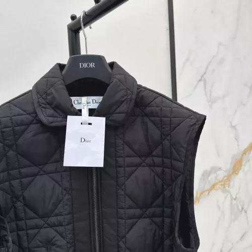 Replica Christian Dior Down Feather Coat Sleeveless For Women #1366321 $128.00 USD for Wholesale