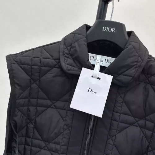 Replica Christian Dior Down Feather Coat Sleeveless For Women #1366321 $128.00 USD for Wholesale