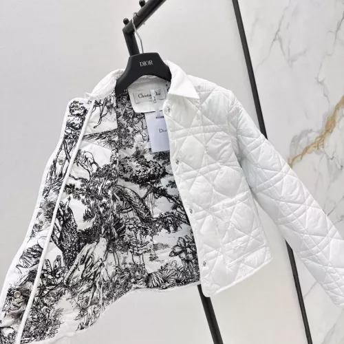 Replica Christian Dior Down Feather Coat Long Sleeved For Women #1366322 $135.00 USD for Wholesale