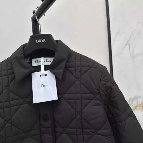 Replica Christian Dior Down Feather Coat Long Sleeved For Women #1366323 $135.00 USD for Wholesale