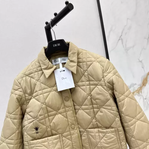 Replica Christian Dior Down Feather Coat Long Sleeved For Women #1366324 $135.00 USD for Wholesale