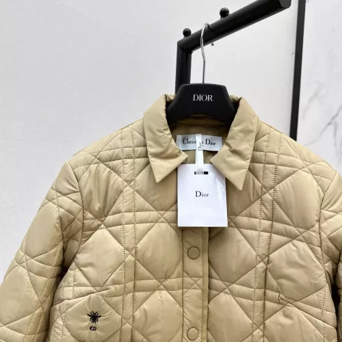 Replica Christian Dior Down Feather Coat Long Sleeved For Women #1366324 $135.00 USD for Wholesale
