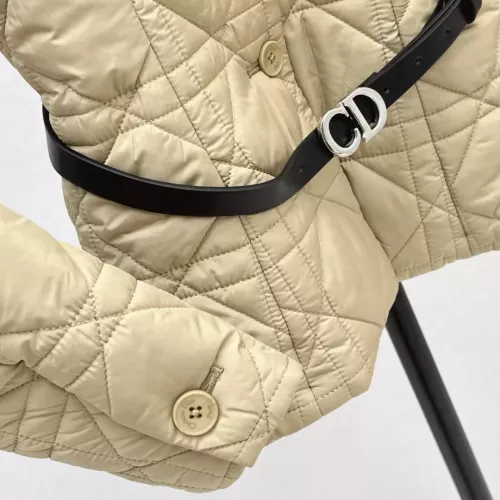 Replica Christian Dior Down Feather Coat Long Sleeved For Women #1366327 $135.00 USD for Wholesale