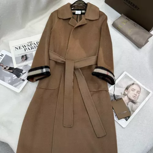 Replica Burberry Coats Long Sleeved For Women #1366335 $297.52 USD for Wholesale