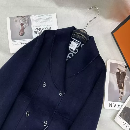 Replica Hermes Coat Long Sleeved For Women #1366336 $297.52 USD for Wholesale
