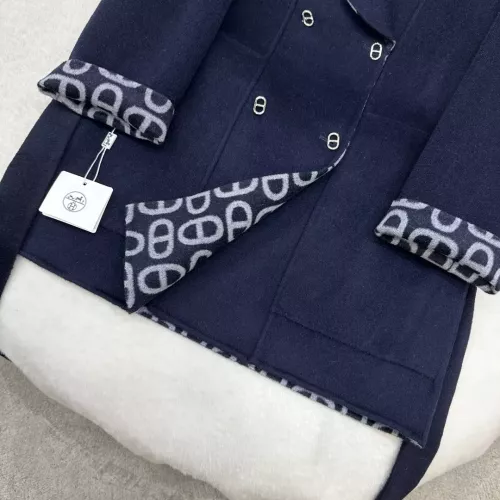 Replica Hermes Coat Long Sleeved For Women #1366336 $297.52 USD for Wholesale
