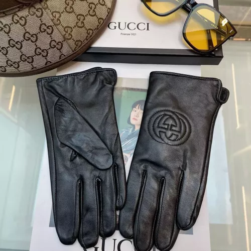 Replica Gucci Gloves For Women #1366429 $40.00 USD for Wholesale