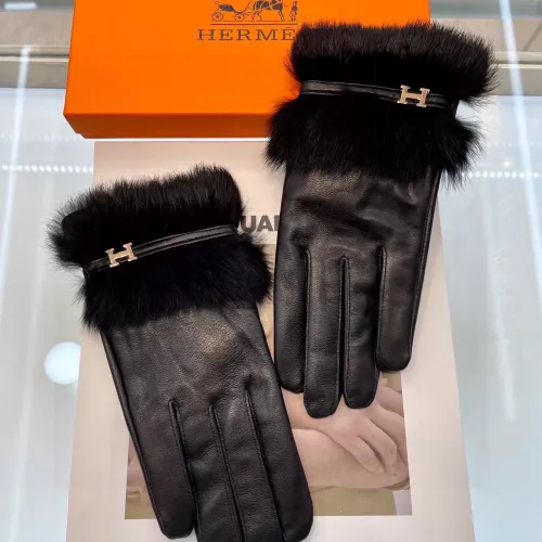Replica Hermes Gloves For Women #1366432 $48.00 USD for Wholesale