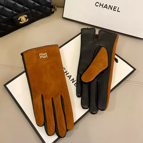 Replica MIU MIU Gloves For Women #1366434 $48.00 USD for Wholesale