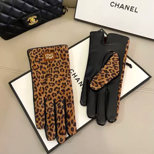 Replica MIU MIU Gloves For Women #1366436 $48.00 USD for Wholesale