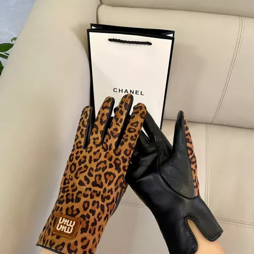 Replica MIU MIU Gloves For Women #1366436 $48.00 USD for Wholesale