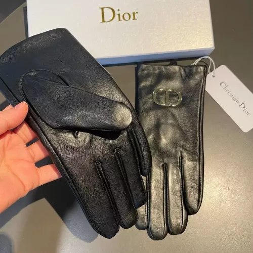 Replica Christian Dior Gloves For Women #1366454 $52.00 USD for Wholesale