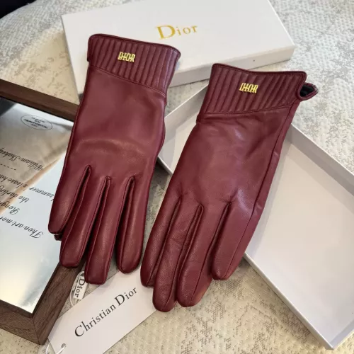 Replica Christian Dior Gloves For Women #1366455 $52.00 USD for Wholesale