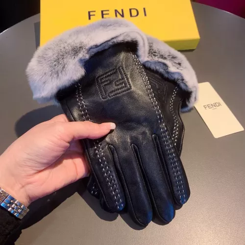 Replica Fendi Gloves For Women #1366463 $42.00 USD for Wholesale