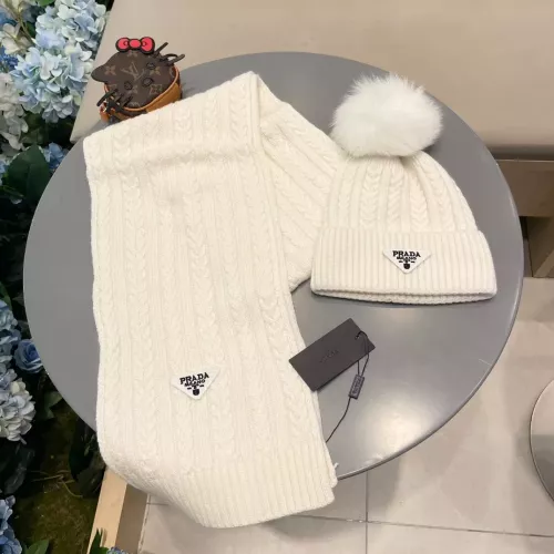 Replica Prada Hat and Scarf Set #1366509 $64.00 USD for Wholesale
