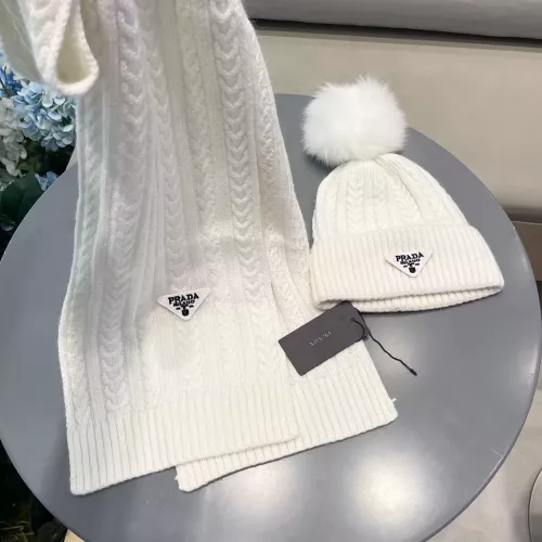 Replica Prada Hat and Scarf Set #1366509 $64.00 USD for Wholesale