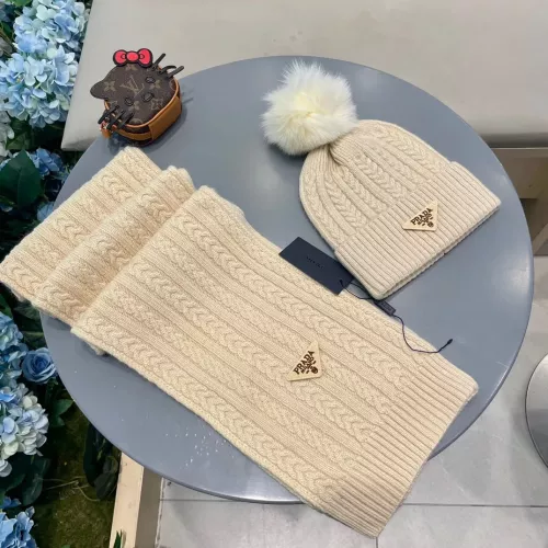 Replica Prada Hat and Scarf Set #1366510 $64.00 USD for Wholesale