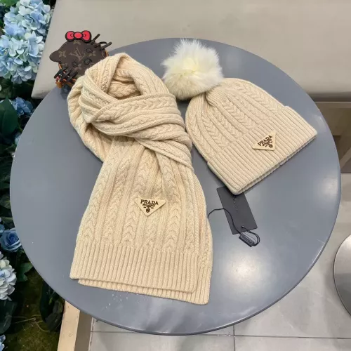 Replica Prada Hat and Scarf Set #1366510 $64.00 USD for Wholesale