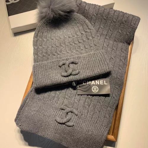 Chanel Hat and Scarf Set #1366536 $68.00 USD, Wholesale Replica Chanel Hat and Scarf and Glove Set