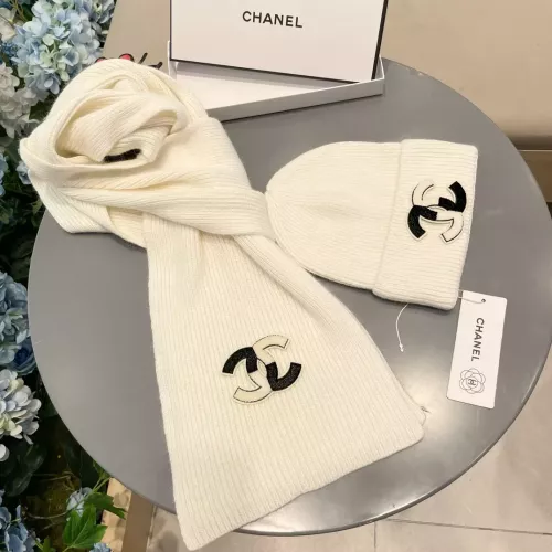 Chanel Hat and Scarf Set #1366538 $64.00 USD, Wholesale Replica Chanel Hat and Scarf and Glove Set
