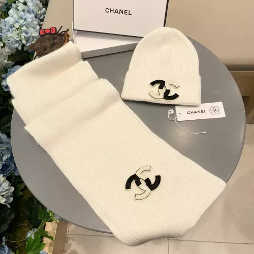 Replica Chanel Hat and Scarf Set #1366538 $64.00 USD for Wholesale