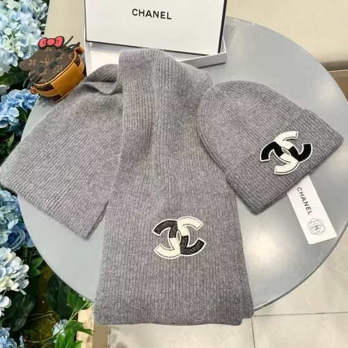 Replica Chanel Hat and Scarf Set #1366539 $64.00 USD for Wholesale
