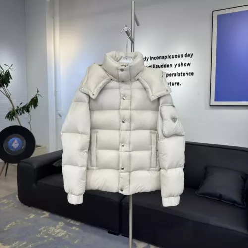 Prada Down Feather Coat Long Sleeved For Unisex #1366581 $225.00 USD, Wholesale Replica Prada Down Feather Coat