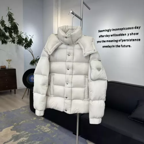 Replica Prada Down Feather Coat Long Sleeved For Unisex #1366581 $225.00 USD for Wholesale