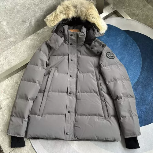 Canada Goose Down Feather Coat Long Sleeved For Men #1366611 $160.00 USD, Wholesale Replica Canada Goose Down Feather Coat