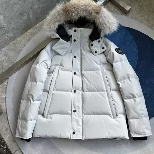 Canada Goose Down Feather Coat Long Sleeved For Men #1366612 $160.00 USD, Wholesale Replica Canada Goose Down Feather Coat