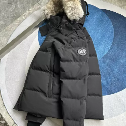 Replica Canada Goose Down Feather Coat Long Sleeved For Men #1366613 $160.00 USD for Wholesale