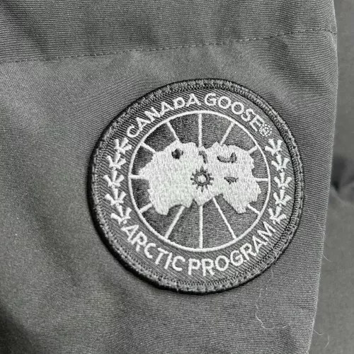 Replica Canada Goose Down Feather Coat Long Sleeved For Men #1366613 $160.00 USD for Wholesale