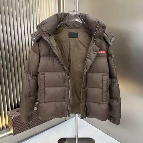 Replica Prada Down Feather Coat Long Sleeved For Men #1366648 $225.00 USD for Wholesale