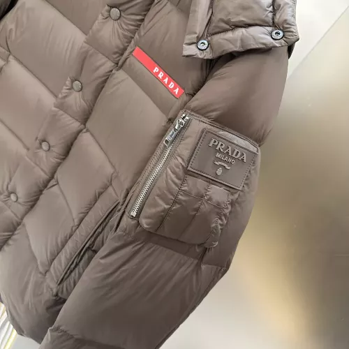Replica Prada Down Feather Coat Long Sleeved For Men #1366648 $225.00 USD for Wholesale