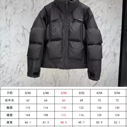Replica Balenciaga Down Feather Coat Long Sleeved For Men #1366683 $287.60 USD for Wholesale