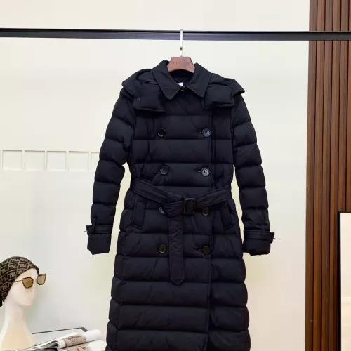 Burberry Down Feather Coat Long Sleeved For Women #1366699 $257.85 USD, Wholesale Replica Burberry Down Feather Coat