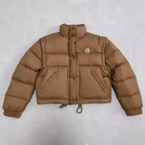 Moncler Down Feather Coat Long Sleeved For Women #1366754 $180.00 USD, Wholesale Replica Moncler Down Feather Coat