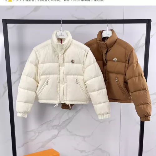 Replica Moncler Down Feather Coat Long Sleeved For Women #1366755 $180.00 USD for Wholesale