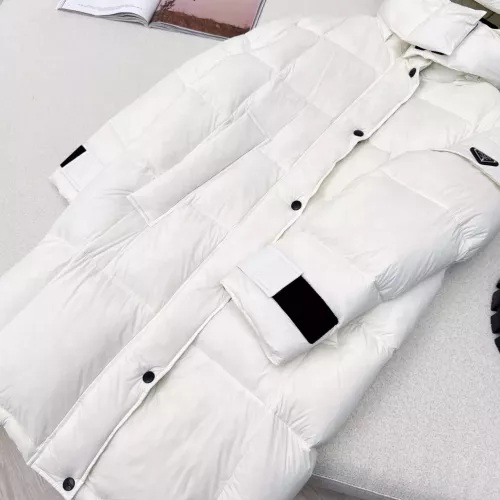 Replica Prada Down Feather Coat Long Sleeved For Women #1366765 $257.85 USD for Wholesale