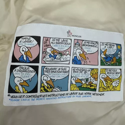 Replica Moncler Down Feather Coat Long Sleeved For Women #1366774 $172.00 USD for Wholesale