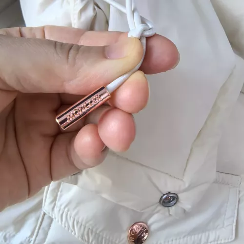 Replica Moncler Down Feather Coat Long Sleeved For Women #1366796 $170.00 USD for Wholesale