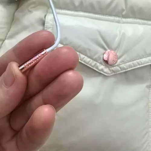 Replica Moncler Down Feather Coat Long Sleeved For Women #1366810 $170.00 USD for Wholesale