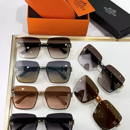 Replica Hermes AAA Quality Sunglasses #1366849 $64.00 USD for Wholesale