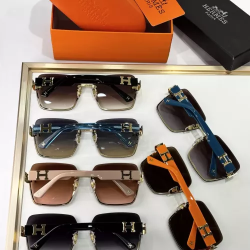 Replica Hermes AAA Quality Sunglasses #1366849 $64.00 USD for Wholesale