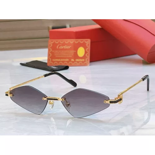 Cartier AAA Quality Sunglassess #1366906 $68.00 USD, Wholesale Replica Cartier AAA Quality Sunglassess