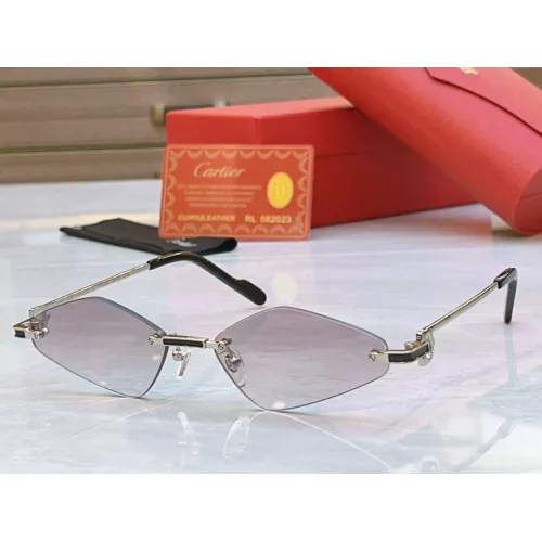 Cartier AAA Quality Sunglassess #1366907 $68.00 USD, Wholesale Replica Cartier AAA Quality Sunglassess